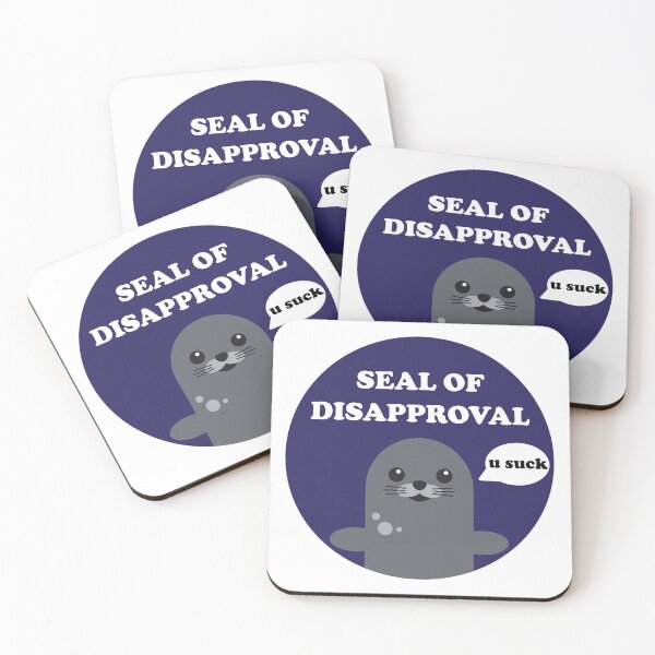 Item preview, Seal of disapproval | Funny designed and sold by -wiseowl-.