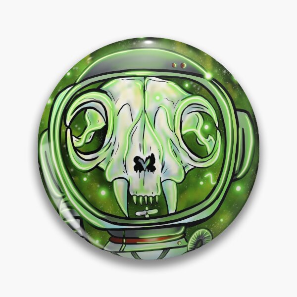Item preview, Spaceman Skull Cat designed and sold by LittleDee83.