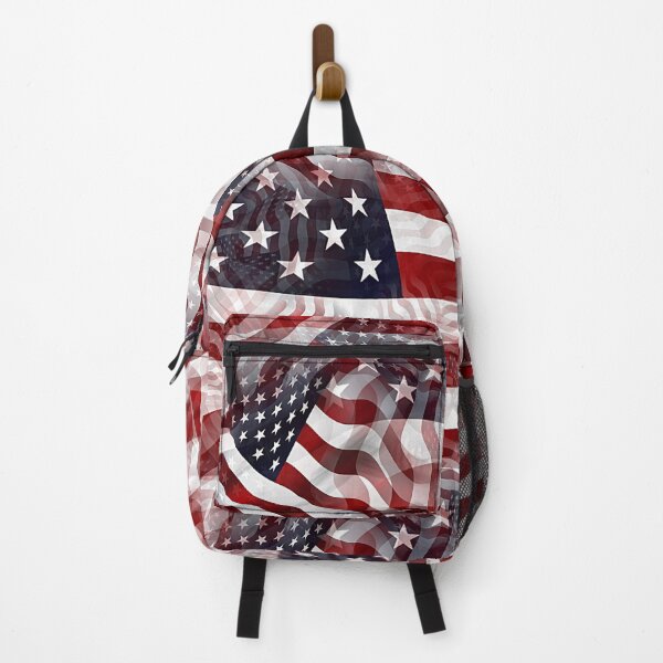 Item preview, American Flag Red White Blue Stripes Stars Pattern designed and sold by LC Graphic Design Studio.
