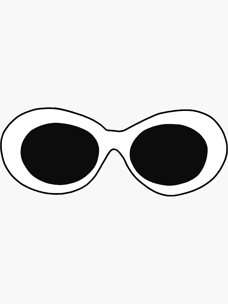 "Clout Goggles" Sticker by mhaseker Redbubble