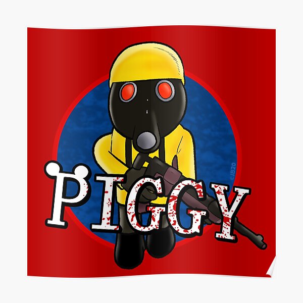 Piggy Roblox Angel Posters Redbubble - soldier torcher piggy roblox para colorear