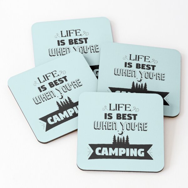 Item preview, life is best when you camping quote , best trip and travel lovers sayings designed and sold by ELmezz.