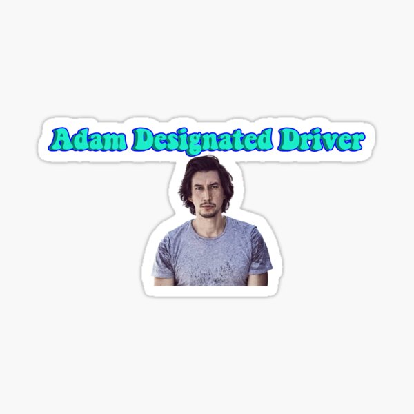 Vista previa del artículo con la obra «Adam conductor designado», diseñado y vendido por ayehailey1.