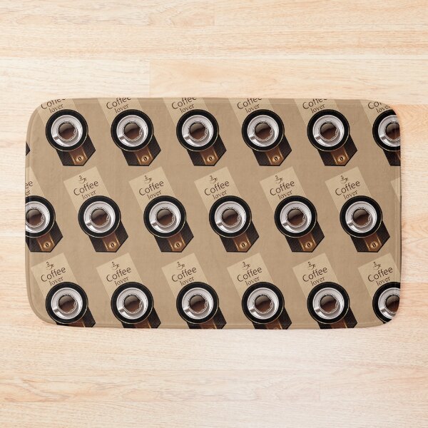 Item preview, Coffee lover logo on cream background designed and sold by coffeeapparel.