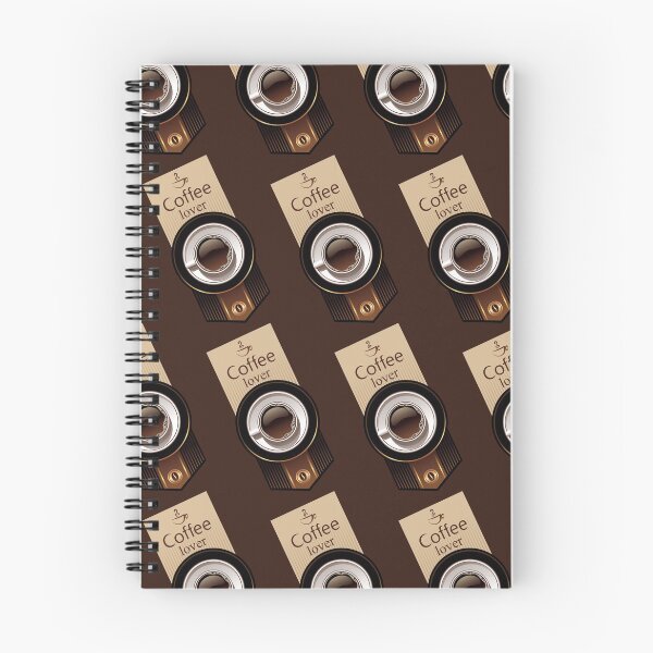Item preview, Coffee lover logo on black background designed and sold by coffeeapparel.