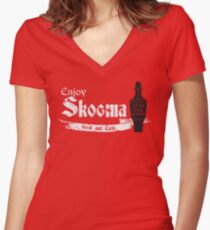 Enjoy Skooma Women's Fitted V-Neck T-Shirt