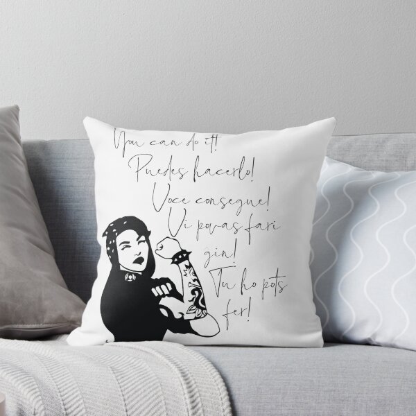 Item preview, You can do It Central American languages | Quote Spanish, Portuguese, Catalan, Esperanto | Hispanic Woman Latin Pride Print designed and sold by culturedsis.