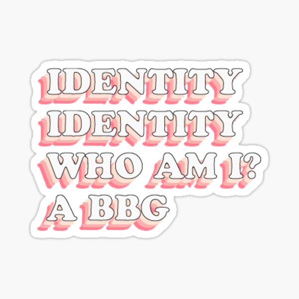 Identity BBG Pink Sticker