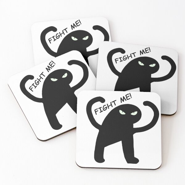 Item preview, FIGHT ME Meme Cat designed and sold by Galactichem.
