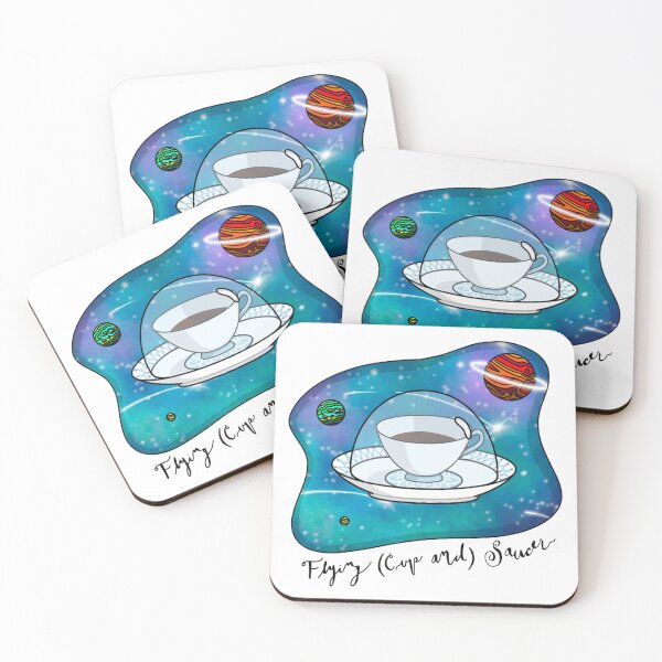 Item preview, Flying (Cup And) Saucer designed and sold by The Curly Redhead.