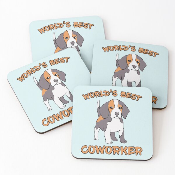 Item preview, El mejor compañero de trabajo de Beagle World WFH designed and sold by DeesDeesigns.