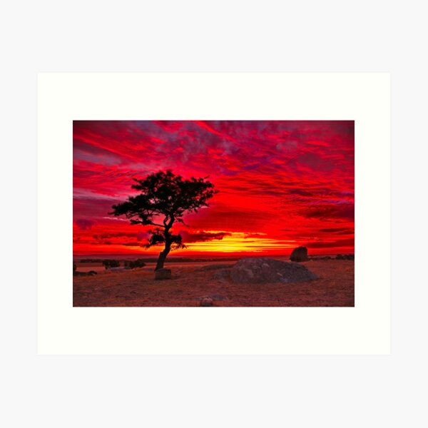 Item preview, ‎"The Sky Is All Ablaze" designed and sold by Phil Thomson.