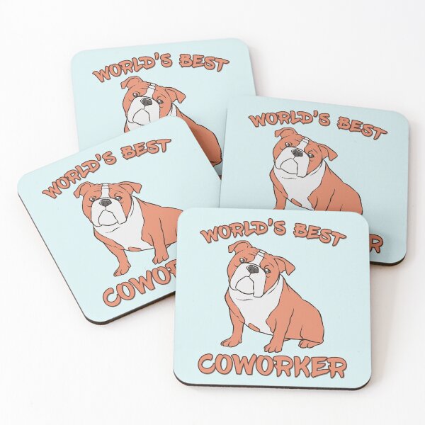 Item preview, El mejor compañero de trabajo de Bulldog World designed and sold by DeesDeesigns.