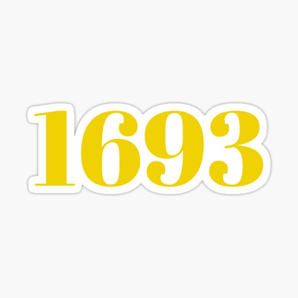 1693 William & Mary Sticker
