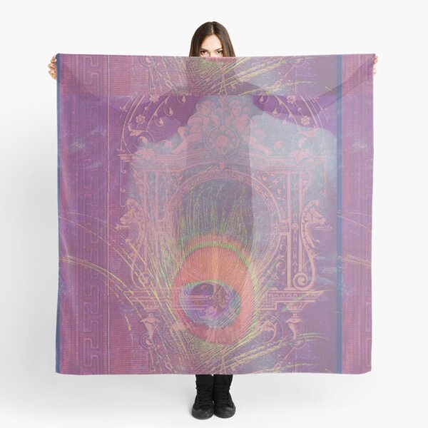 Gilded Dreams in Rose Scarf