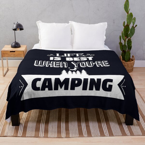 Item preview, life is best when you camping quote , best trip and travel lovers sayings designed and sold by ELmezz.