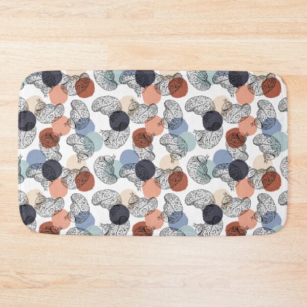 Item preview, Vintage Brains on White designed and sold by Hodgepodge Bricolage.