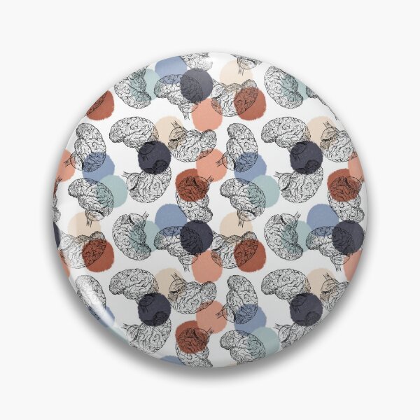 Item preview, Vintage Brains on White designed and sold by Hodgepodge Bricolage.