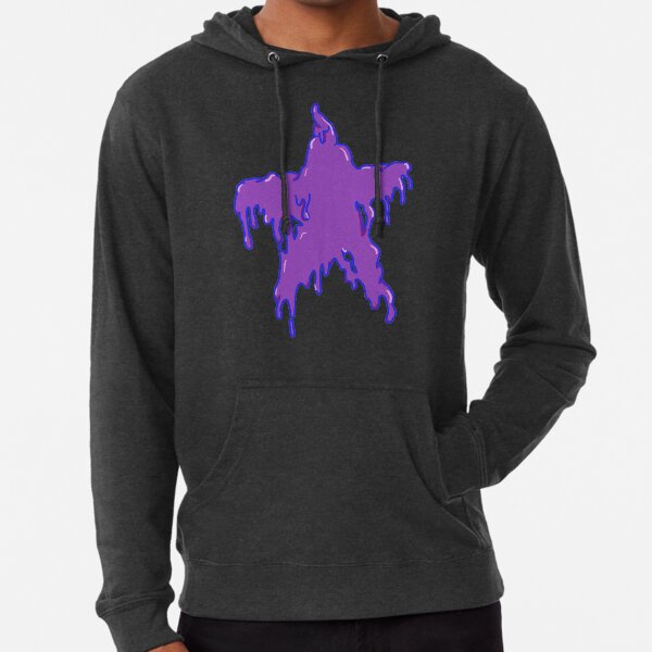 Purple Melting Star Lightweight Hoodie