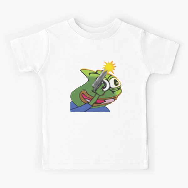 Kids Pepega Pepe T-Shirt Emote Black : : Clothing, Shoes &  Accessories