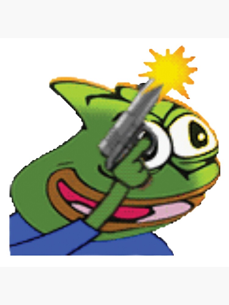 Pepega in HD Twitch Emote | Greeting Card