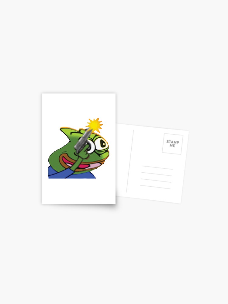 Pepega in HD Twitch Emote  Spiral Notebook for Sale by Reboot Designs