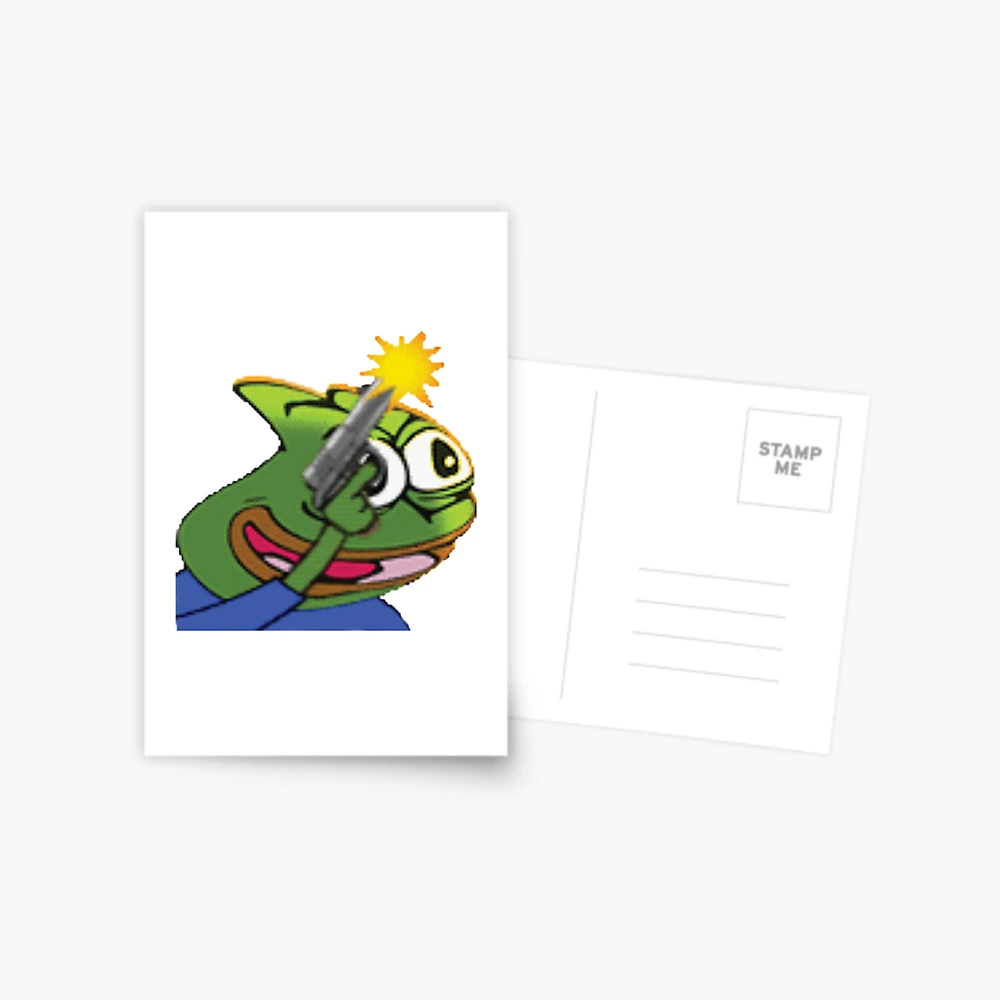 Pepega in HD Twitch Emote  Art Board Print for Sale by Reboot Designs