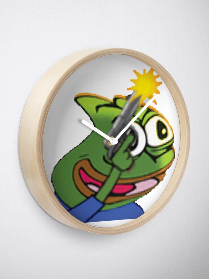 Pepega in HD Twitch Emote  Mounted Print for Sale by Reboot Designs