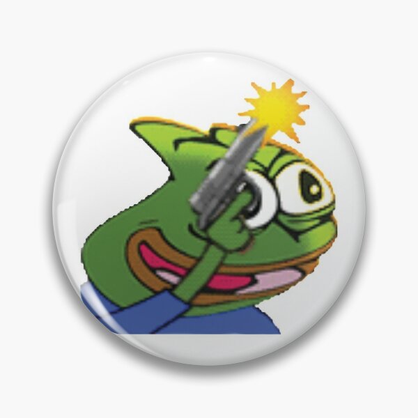 Pepega Twitch Emote  Pin for Sale by TheZecrom