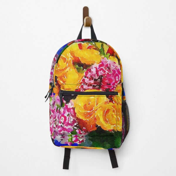 Watercolor Bouquet Backpack