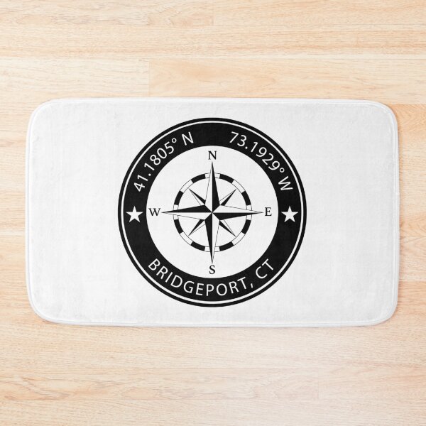 Item preview, Bridgeport, Connecticut Geographical Coordinates designed and sold by TeeOhGraphics.
