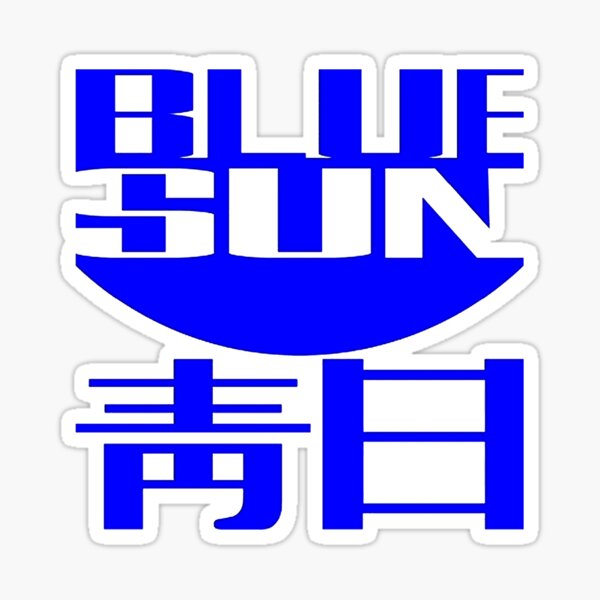 Firefly TV Series Blue Sun Corporation Distressed 5 Vinyl Sticker