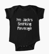 I'm Jack's Smirking Revenge White Lettering One Piece - Short Sleeve