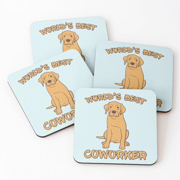 Item preview, Labrador World's Best Coworker WFH designed and sold by DeesDeesigns.
