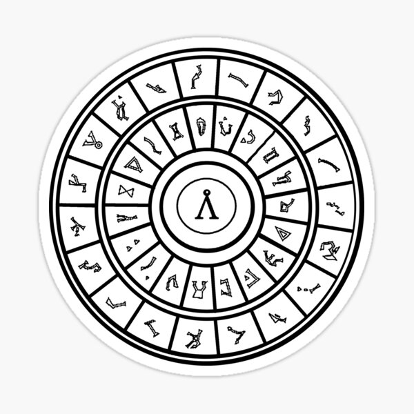 Stargate: Anneau de numérotation Sticker