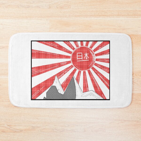 Item preview, Japanese rising sun over mountains designed and sold by AidanMDesigns.