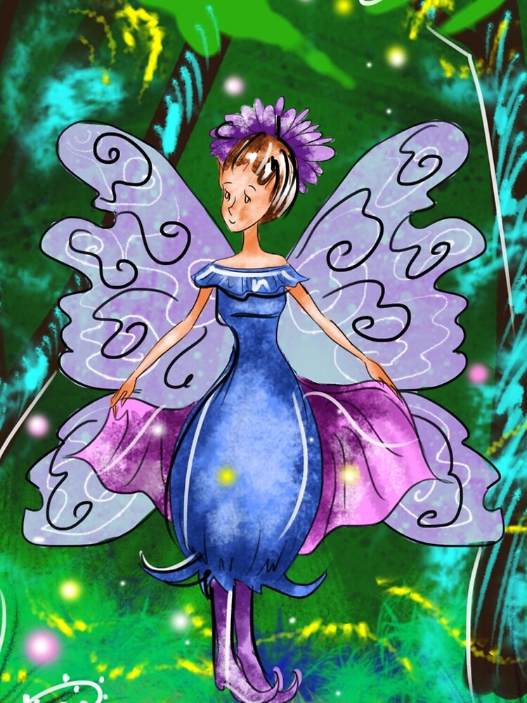 Thumbnail 4 of 4, A-Line Dress, Esme The Enchanted Forest Fairy™ designed and sold by TeelieTurner.