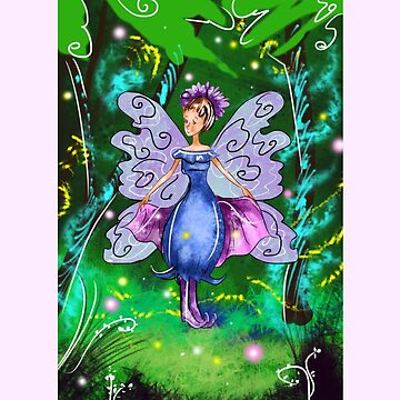 Artwork thumbnail, Esme The Enchanted Forest Fairy™ by TeelieTurner