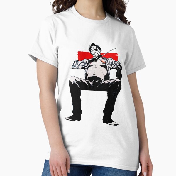 Item preview,  Goro Majima T SHIRT yakuza 0 1 2 3 4 5 kiwami dead souls sticker designed and sold by gitarus.