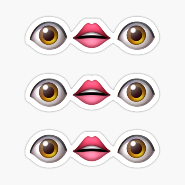 3pc Emoji Pegatina