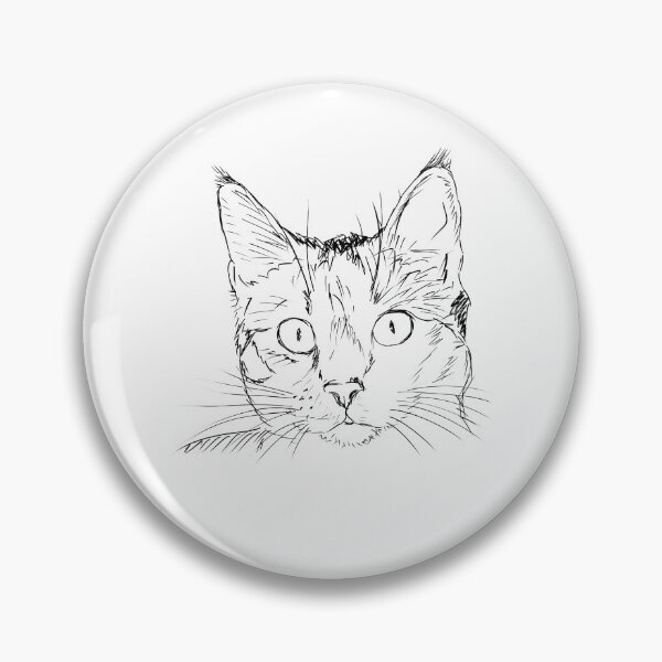 Item preview, 55 Cute Black and White Face Kitty , Cat Lovers designed and sold by Ouais  Malak.