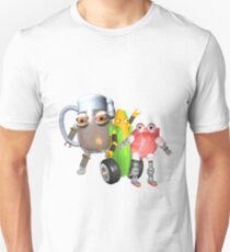 BurgerBot,Corn bot and beerbot by Valxart.com Unisex T-Shirt