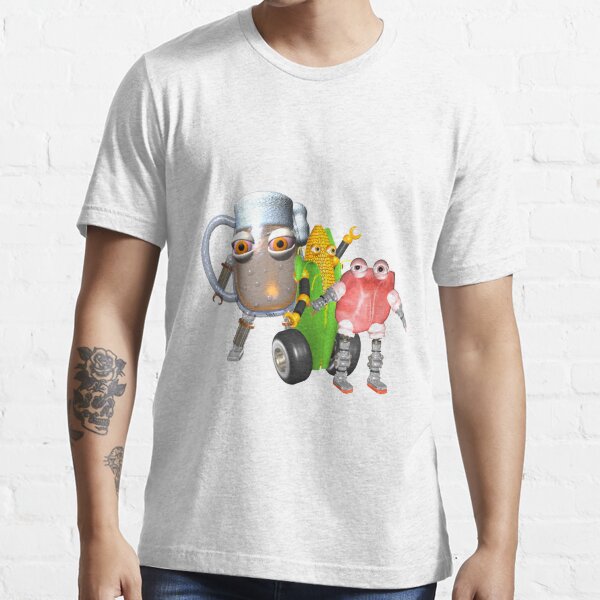 BurgerBot,Corn bot and beerbot by Valxart.com Essential T-Shirt