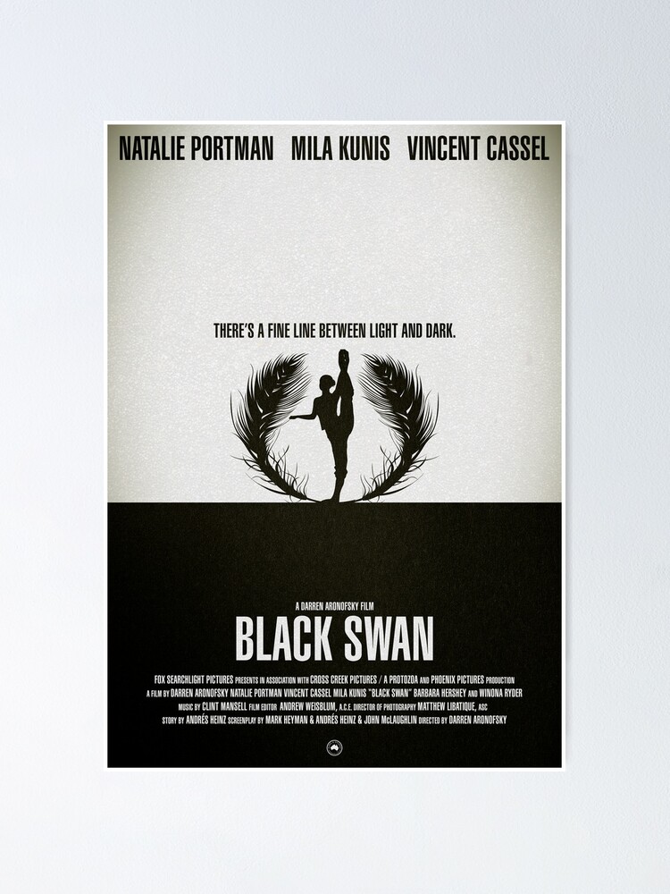 Movie Poster Black Swan Poster By Hydrology Redbubble