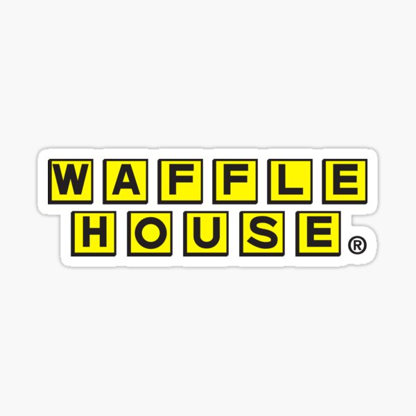 Waffle House Logo Sticker
