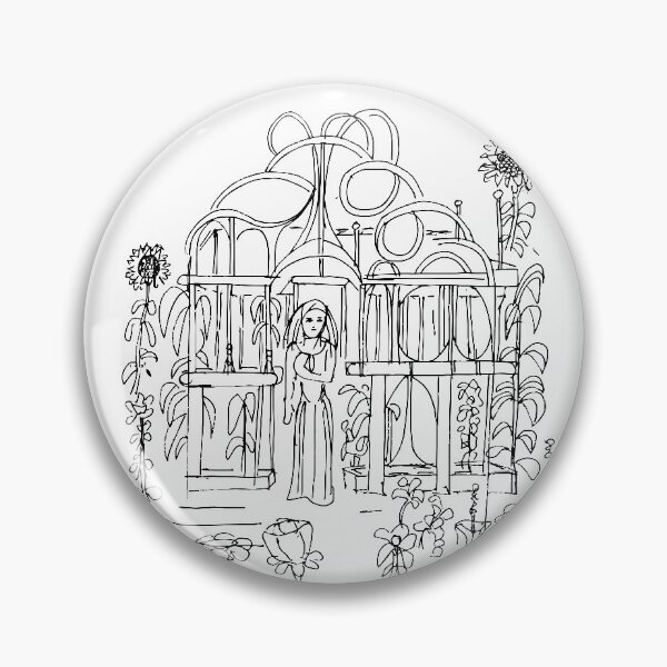 Item preview, The Wrought Iron Garden Gazebo, TeresaTown at Redbubble 2020 designed and sold by Mark Stansberry.