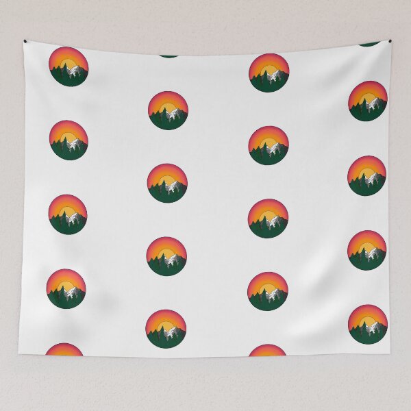 Item preview, Sunset mountains  designed and sold by leahnox.