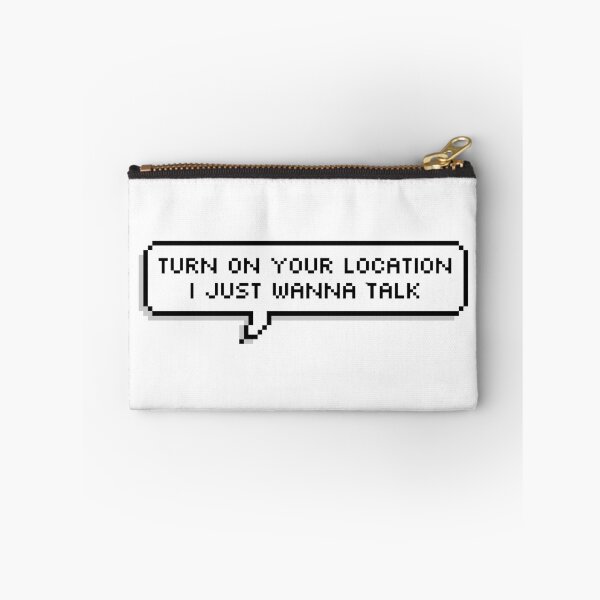 Item preview, Turn On Your Location - Pixel Bubble Meme designed and sold by aprilfrosbury.