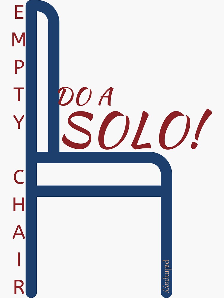 "Dance Moms Themed "Empty Chair"" Sticker by PaytonBailey20 Redbubble