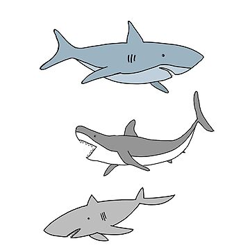 Artwork thumbnail, Shark Sticker Pack by Abbygcarter